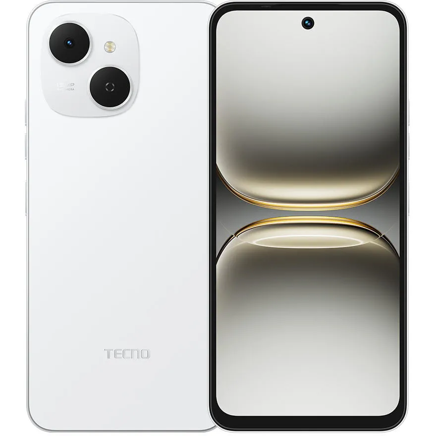 Мобильный телефон Tecno Spark 40C KM4k 4/128GB Veil White (4894947093036) (UA)