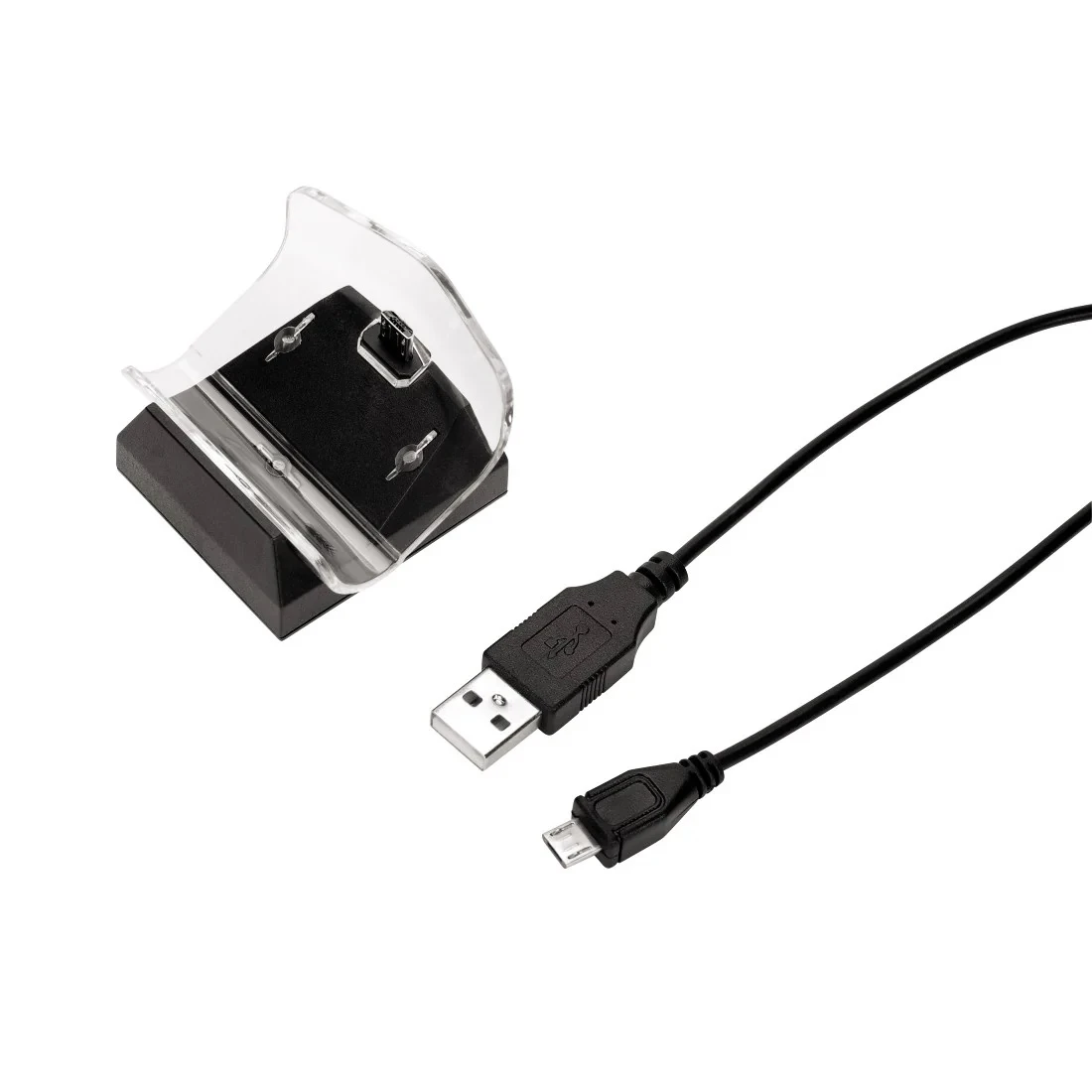 Зарядний пристрій для Hama Single Charging Station Mini для геймпадів Sony DualShock 4 Black (00115468) (UA)