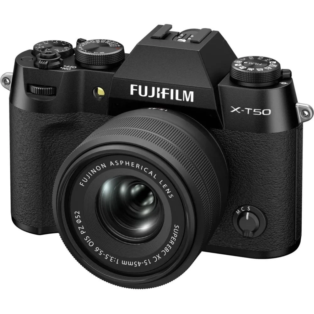 Фотоапарат Fujifilm X-T50 kit 15-45mm f/3,5-5,6 Black (16828741) (UA)