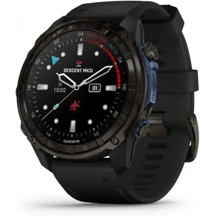 Смарт-годинники Garmin Descent Mk3i, 51mm, Crbn Gry DLC Ti/Blk, Комп'ютер для занурень, GPS (010-02752-11) (UA)
