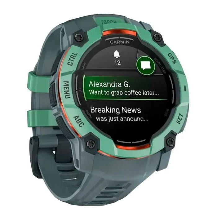 Смарт-часы Garmin Instinct 3, 50mm, AMOLED, Neotropic Bezel with Twilight Band, GPS (010-03020-01) (UA)