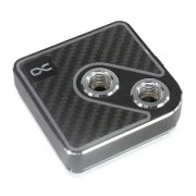 Водоблок Alphacool Core 1 Aurora Carbon - AM4 / AM5 Intel LGA 1700 / LGA 1851 (13769) (UA)