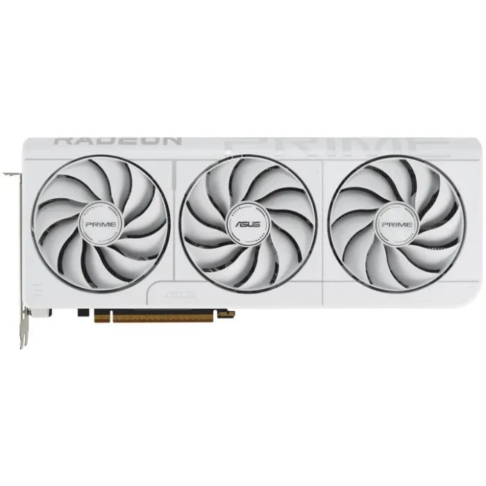 Видеокарта ASUS Radeon RX 9070 XT 16Gb PRIME OC WHITE (PRIME-RX9070XT-O16G-WHITE) (UA)