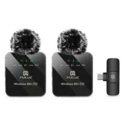 Puluz для телефону приймач Type-C і два мікрофони Black (PU648B) (UA)