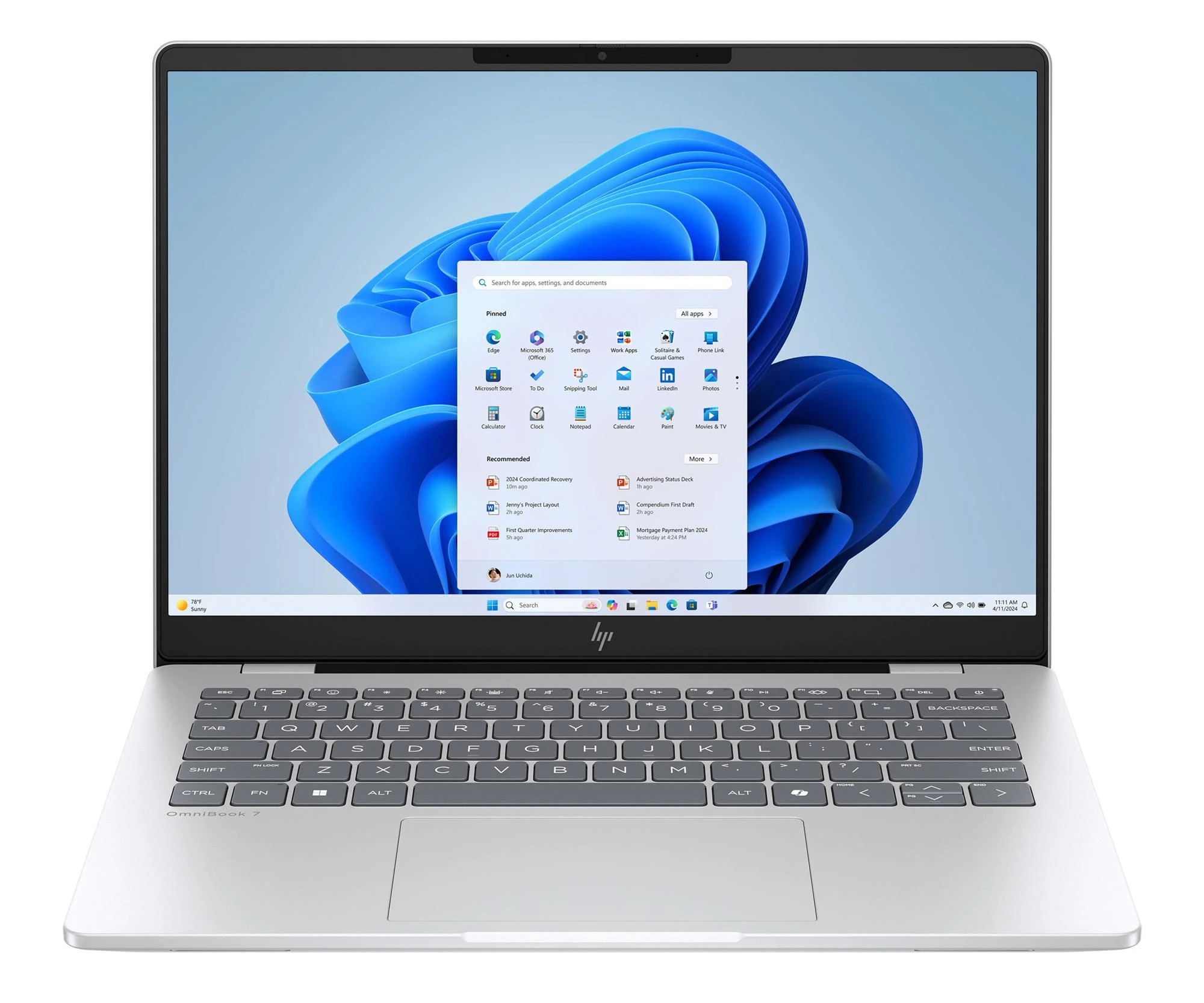 Ноутбук HP OmniBook 7 Core 5 210H/16GB/512/Win11 OLED 120Hz (14-fs0001nw (C39B8EA))