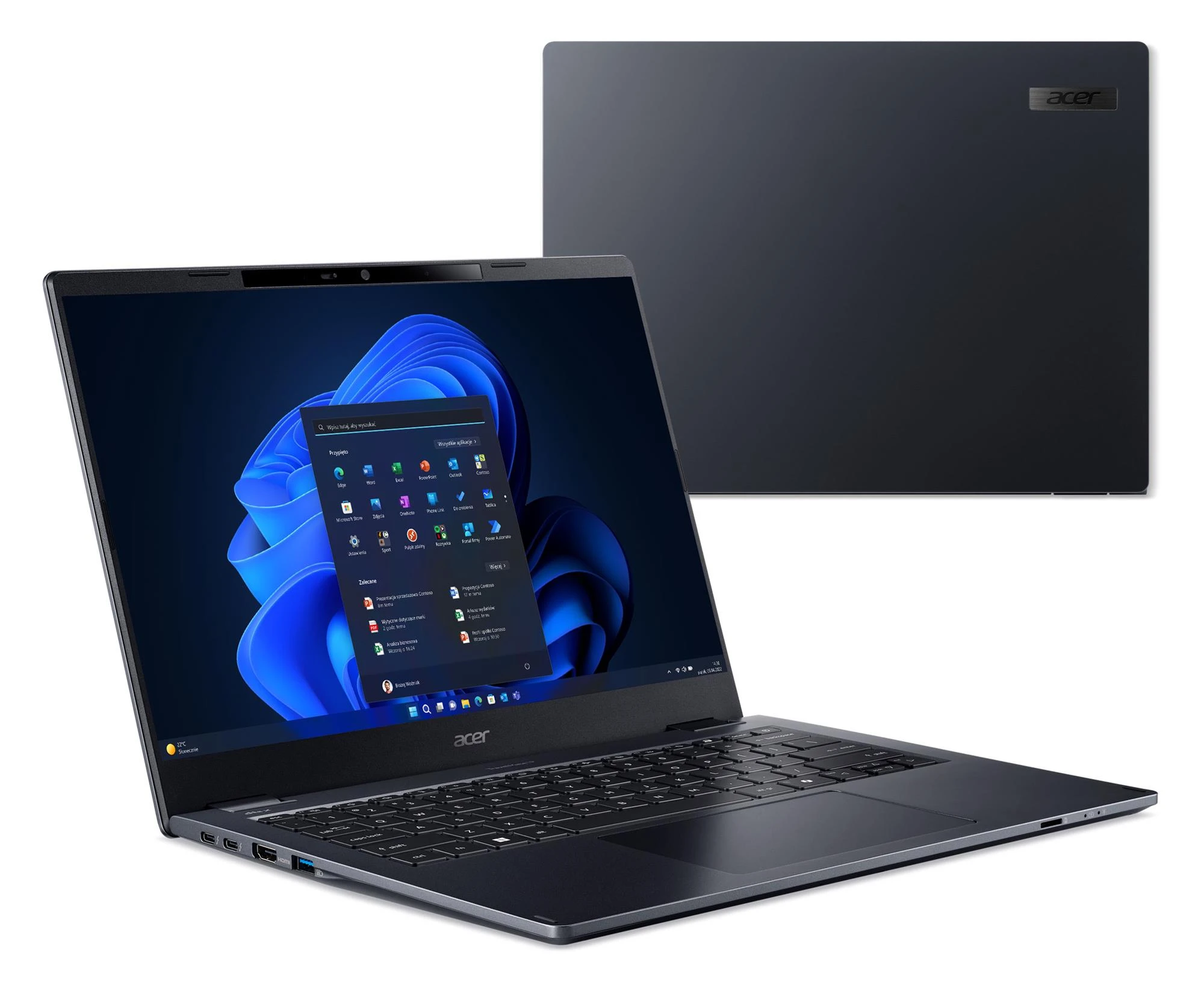 Ноутбук Acer TravelMate P4 Ultra 5-225U/16GB/512/Win11P (TMP414-55-TCO || NX.BFEEP.001)