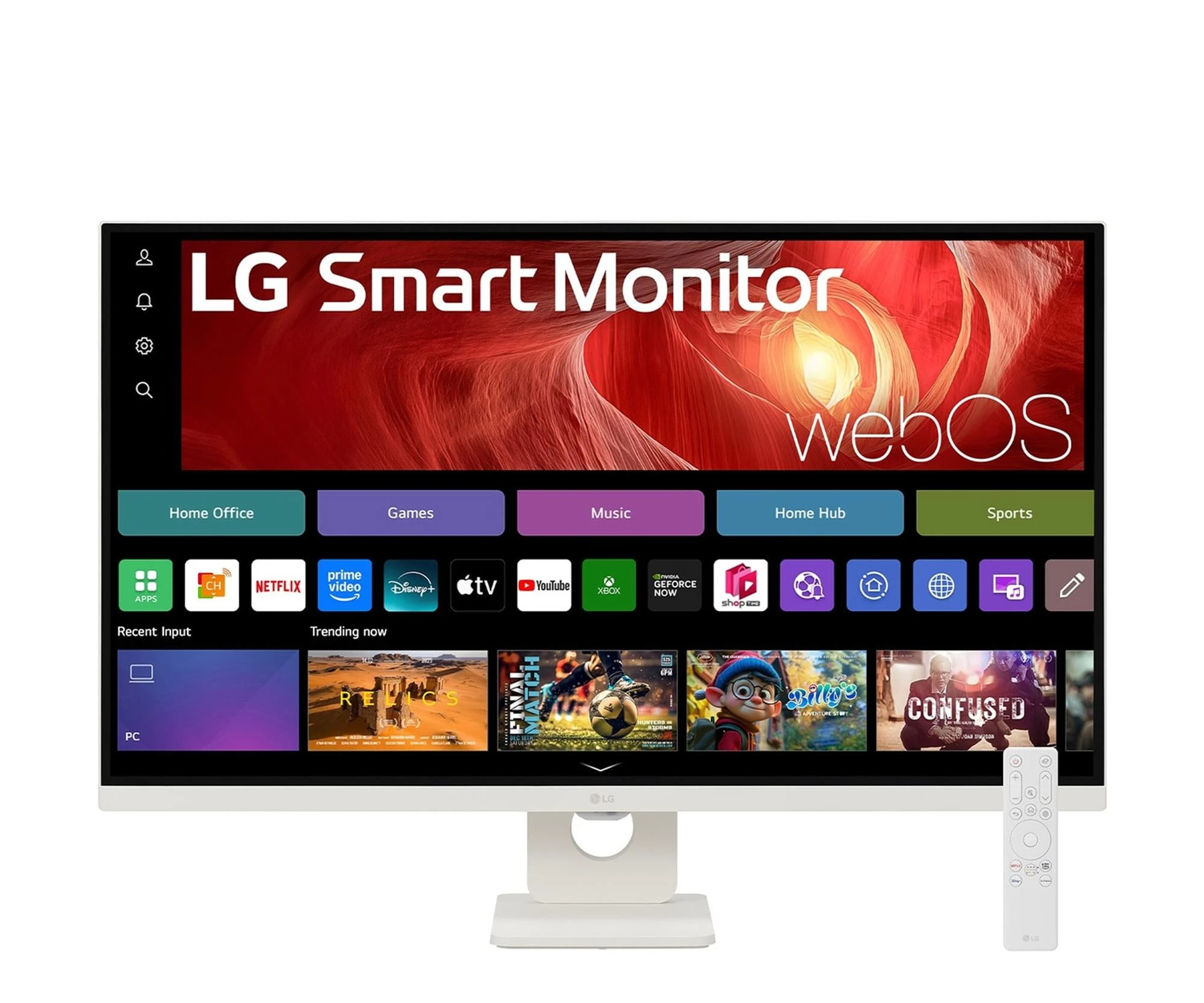 Монітор LG Smart Monitor 32U721SA-W (32U721SA-W.AEU) EU