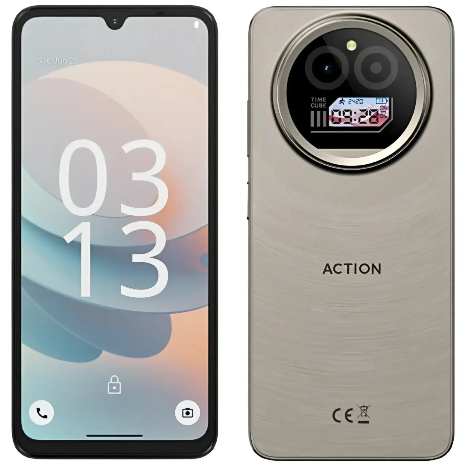 Мобільний телефон Oukitel IIIF150 Action A5Pro 3/256GB Natural Titanium Europe