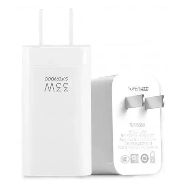 Сетевое зарядное устройство OPPO SUPERVOOC 33W White (VCB3HDCH)