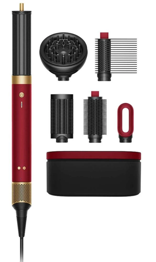 Мультистайлер Dyson Airwrap Coanda 2x Multi-styler & Dryer Straight to Wavy Red Velvet/Gold (176957-01)