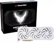 Видеокарта PowerColor Radeon RX 9070 XT 16 GB Red Devil Spectral White (RX9070XT 16G-E/OC/WHITE)