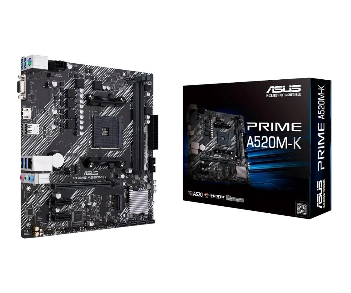 Материнская плата ASUS PRIME A520M-K EU