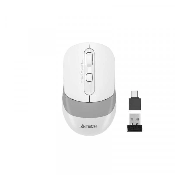 Мышь A4Tech Fstyler FG10CS Air2 Grayish White (4711421997973) (UA)