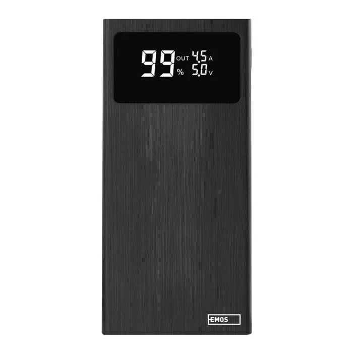Мобільна батарея EMOS 10000mAh BETAQ 10, 22.5W, black (B0531B) (UA)
