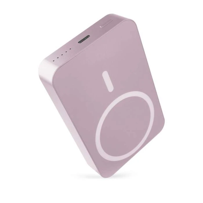 Мобільна батарея EMOS 10000mAh WI1046, 20W, Wireless, salmon (B0551S) (UA)