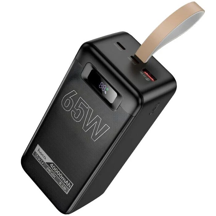 Мобильная батарея HOCO 40000mAh Aquila PD/3.0/65W QC/3.0 Black (DB82 / 714726) (UA)