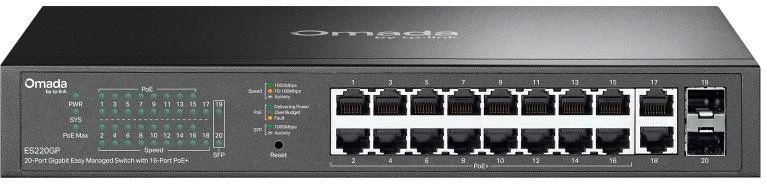 Комутатор керований рівня TP-Link ES220GP (UA)