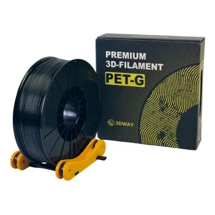Пластик для 3D-принтера 3Dway PET-G 1.75 mm, 1 kg Black (2100000014095) (UA)