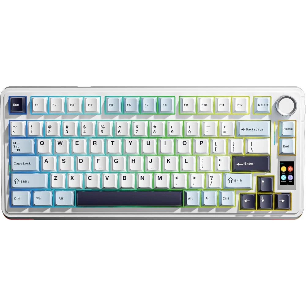 Клавиатура AULA S75 Pro Star Vector Switch Wireless White (6978080502148) (UA)