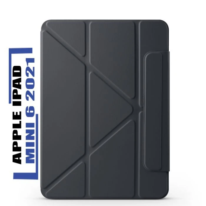 Чохол для планшета BeCover Ultra Slim Origami Magnetic Apple iPad Mini 6 2021 Black (712942) (UA)