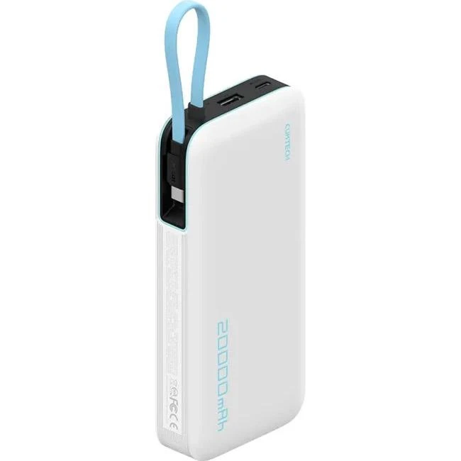 Мобільна батарея CUKTECH CUKP200NGLLG 20000mAh 55W White (UA)
