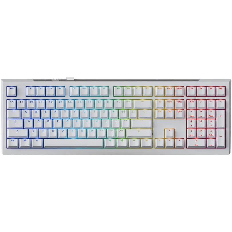 Клавиатура Ducky One X Wireless Magnetic Switch White (ON2408AST3-DAUSPDOECL2WW1) (UA)