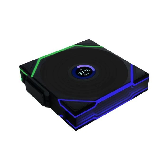 Кулер для корпусу Lian Li UNI Fan TL WIRELESS LCD 120-1 REVERSE (G99.12RTLLCD1W1B.00) (UA)