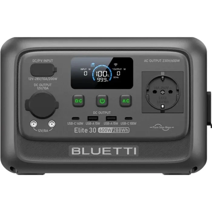 Зарядная станция BLUETTI Elite 30 V2, 600W, 288Wh (EL30V2) (UA)