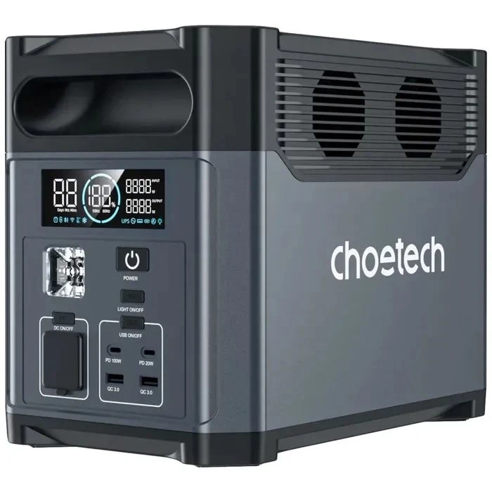 Зарядная станция Choetech BS061-BQB 1200W 1024Wh (BS061-BQB) (UA)