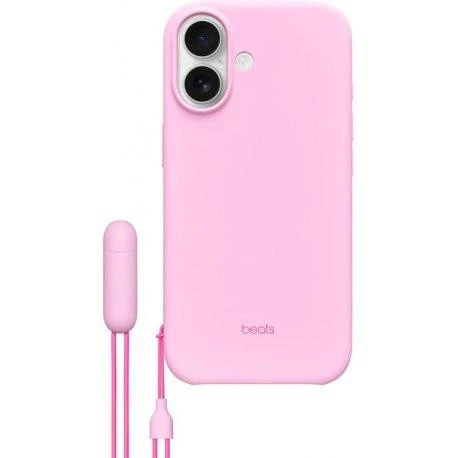 Чехол для смартфона Beats by Dr. Dre iPhone 17 Kickstand Case with MagSafe and Camera Control Pebble Pink (MGY64)