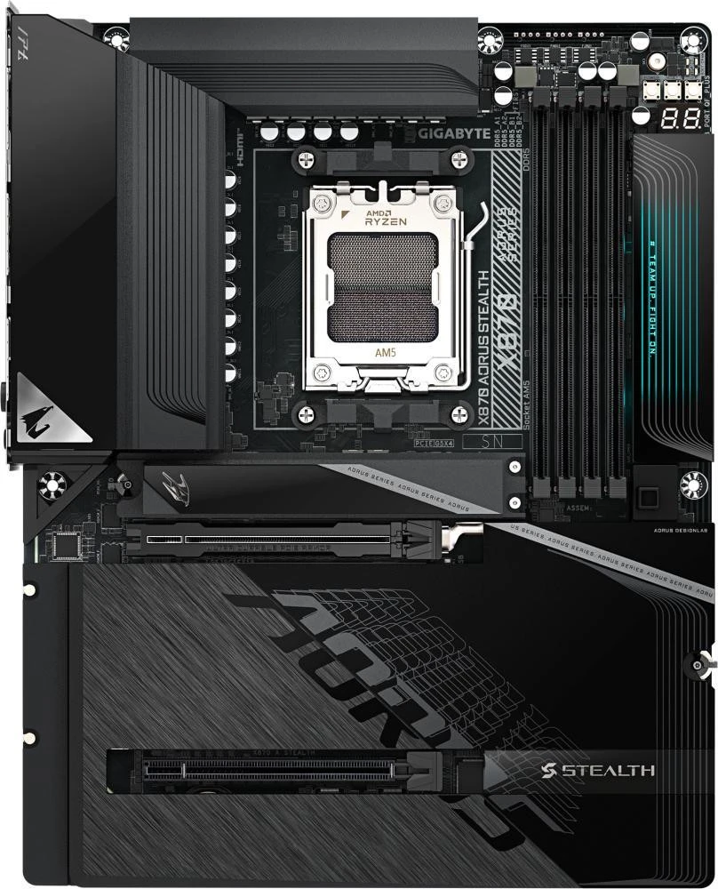 Материнська плата GIGABYTE X870 AORUS STEALTH (UA)
