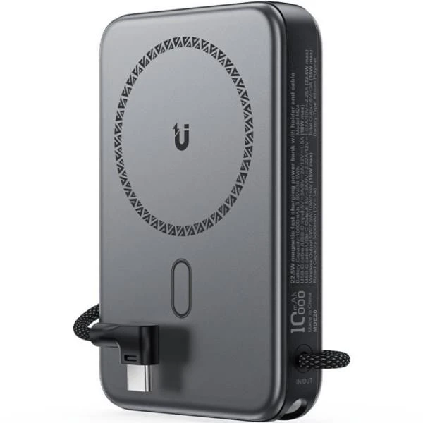 Мобильная батарея Acefast M24-10000 10000mAh Metal Gray (6974316284871) (UA)