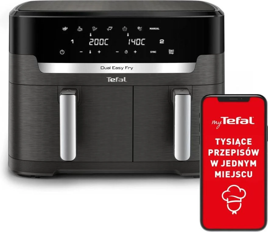 Мультипечь Tefal Dual Easy Fry XXL EY942HE0