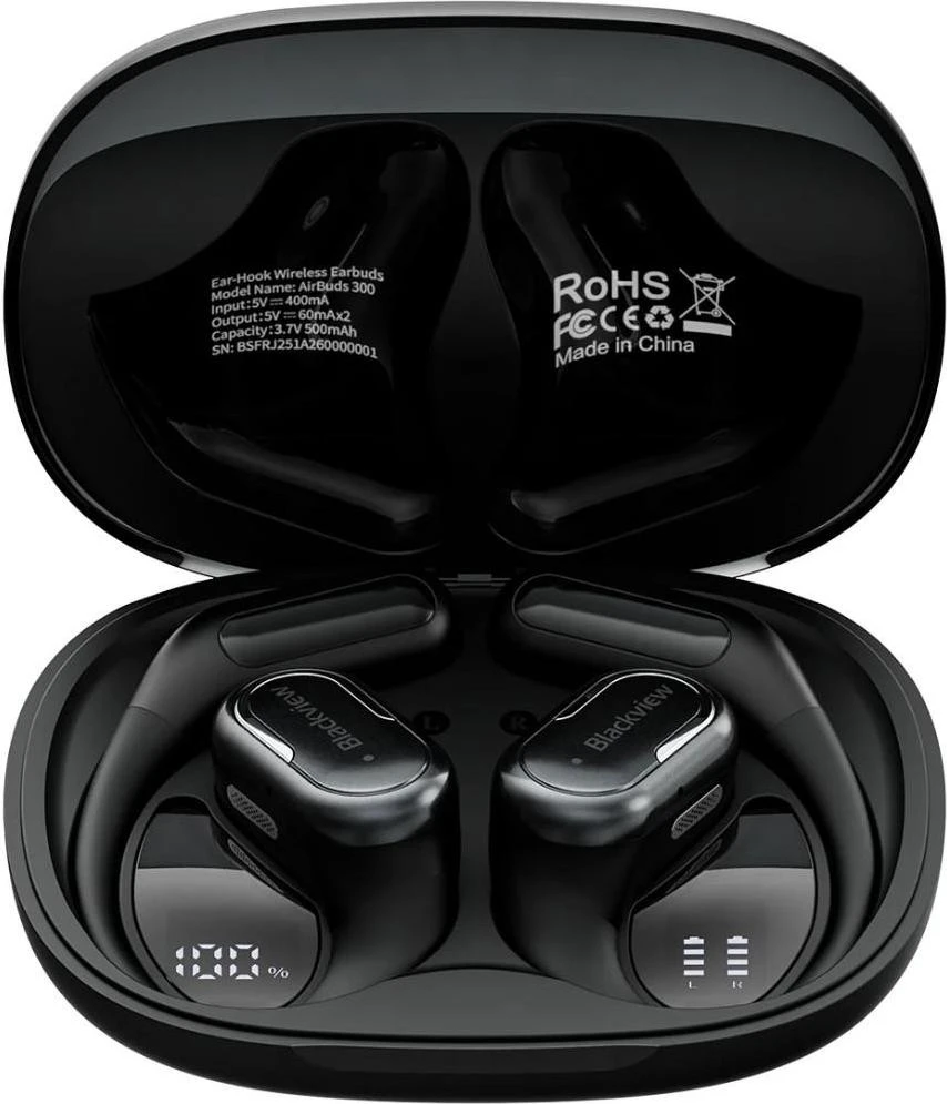 Наушники Blackview AirBuds 300 Obsidian Black (6931548325826) (UA)