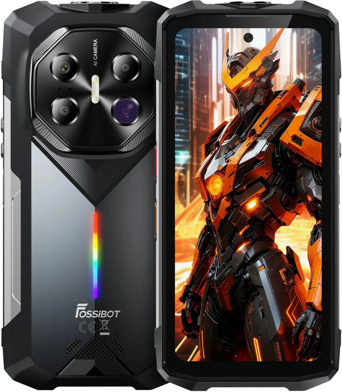 Телефон Fossibot F113 12/256GB Metallic Gray