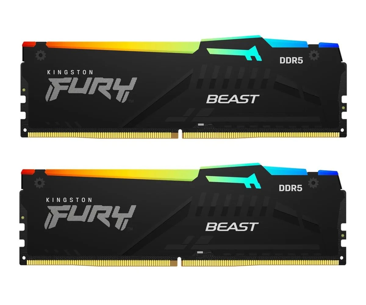 Оперативна пам'ять Kingston FURY 16GB (2x8GB) 5600MHz CL36 Beast RGB EXPO (KF556C36BBEAK2-16) EU