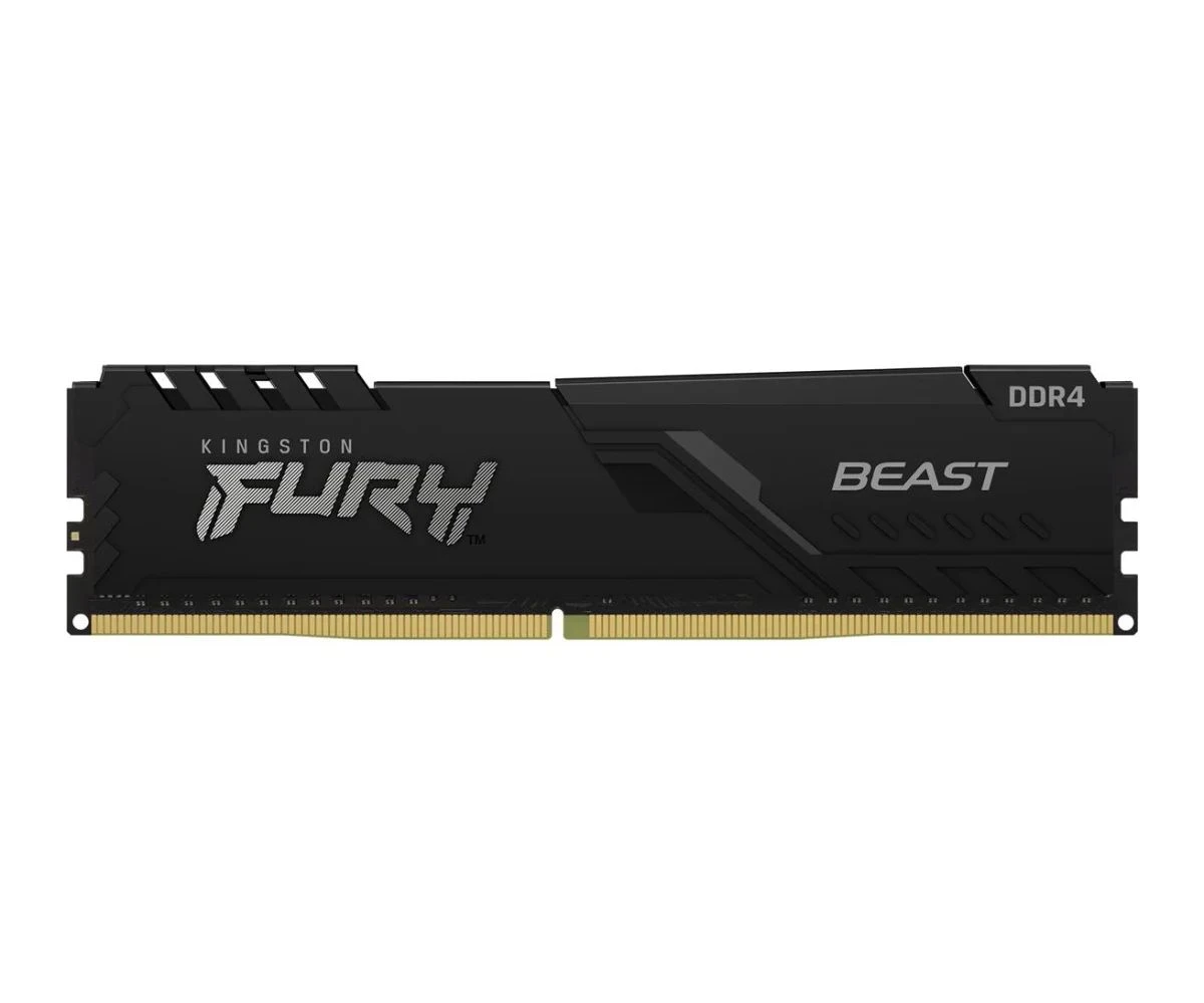 Оперативная память Kingston FURY 32GB (1x32GB) 3200MHz CL16 Beast Black (KF432C16BB/32) EU