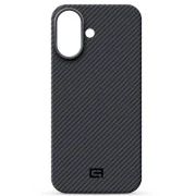 Чехол для мобильного телефона Armorstandart BlackIcon Aramid Twill MagCase Apple iPhone 17 Black (ARM90148) (UA)