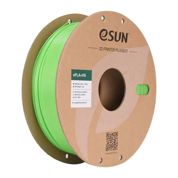 Пластик для 3D-принтера eSUN PLA+ NEON 1.75мм, 1кг, зелений (PLA+P175V1) (UA)