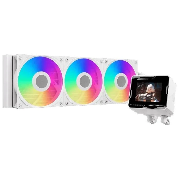 Система жидкостного охлаждения PcCooler GT360M ARGB Display WH (UA)