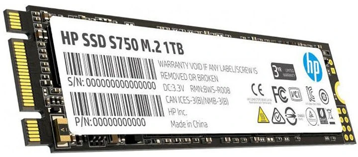 SSD диск 1TB HP S750 M.2 2280 3D NAND (16L57AA) (UA)