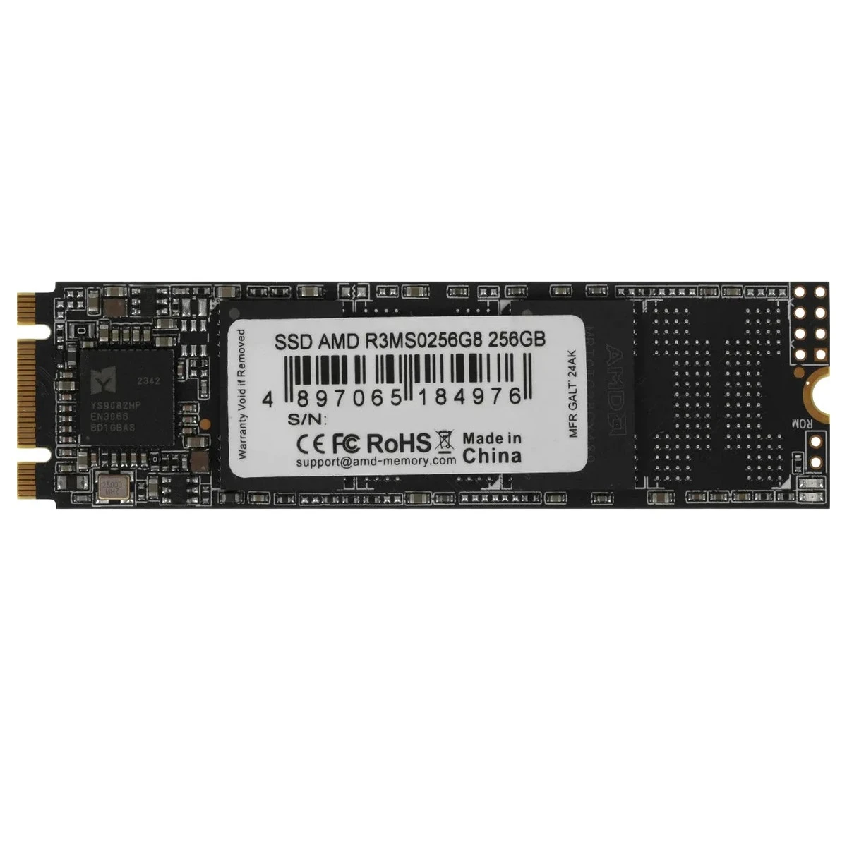 SSD диск 256GB AMD Radeon R3 M.2 2280 SATA III 3D NAND TLC (R3MS0256G8) (UA)