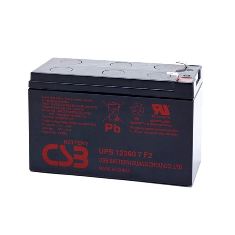 Акумуляторна батарея CSB 12V 7.2AH (UPS123607) AGM (UA)