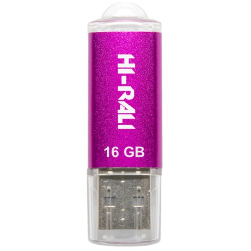 Флеш память USB 16GB Hi-Rali Rocket Series Violet (HI-16GBVCVI) (UA)