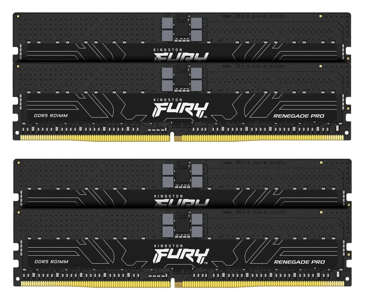 Оперативна пам'ять Kingston FURY 128GB (4x32GB) 5600 CL36 Renegade Pro (KF556R36RBK4-128) EU