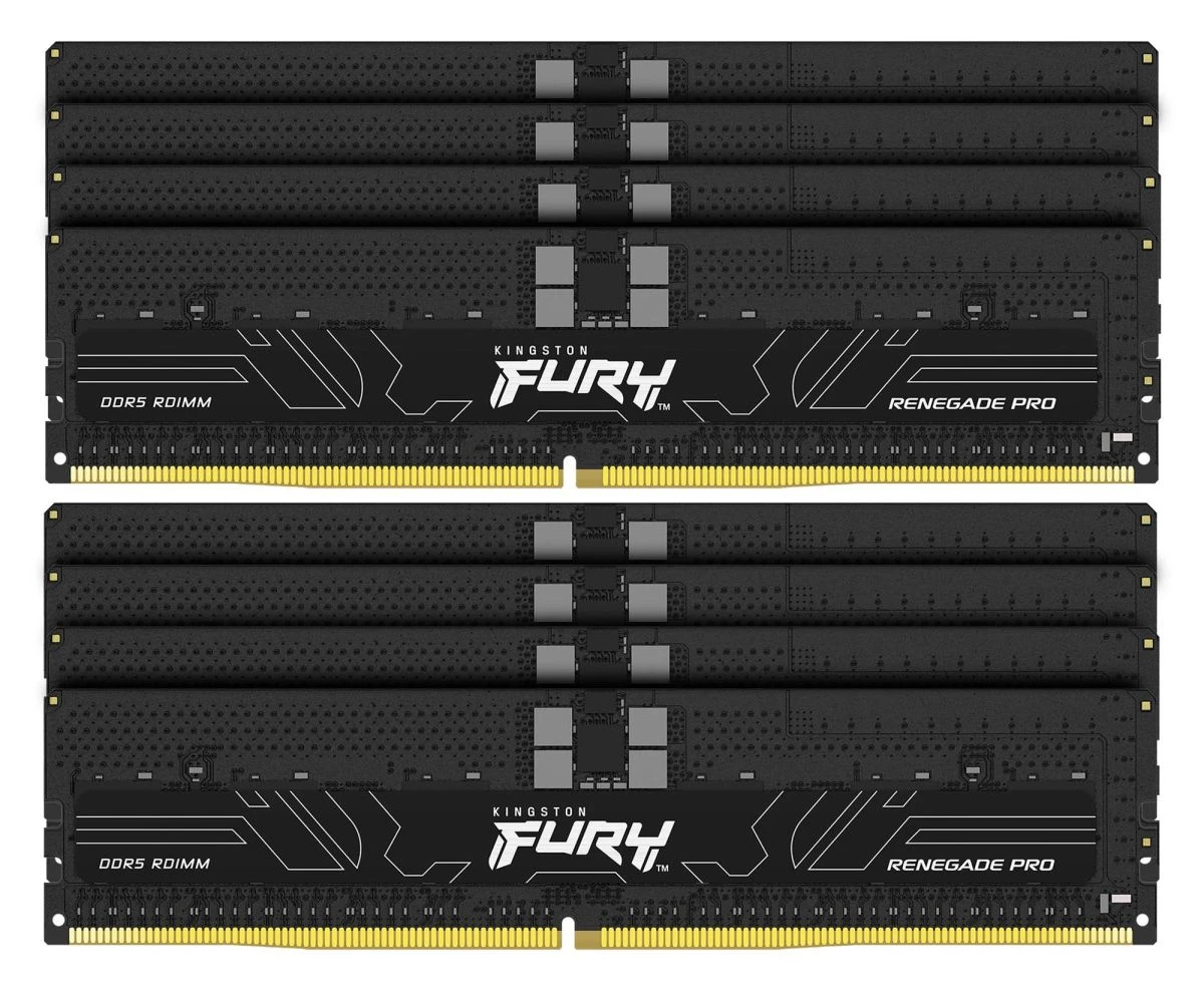 Оперативна пам'ять Kingston FURY 128GB (8x16GB) 5600 CL36 Renegade Pro (KF556R36RBK8-128) EU
