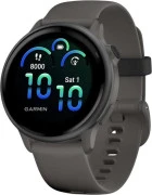 Смарт-часы Garmin Vivoactive 6 Slate with Pebble Grey Band (010-02985-04)