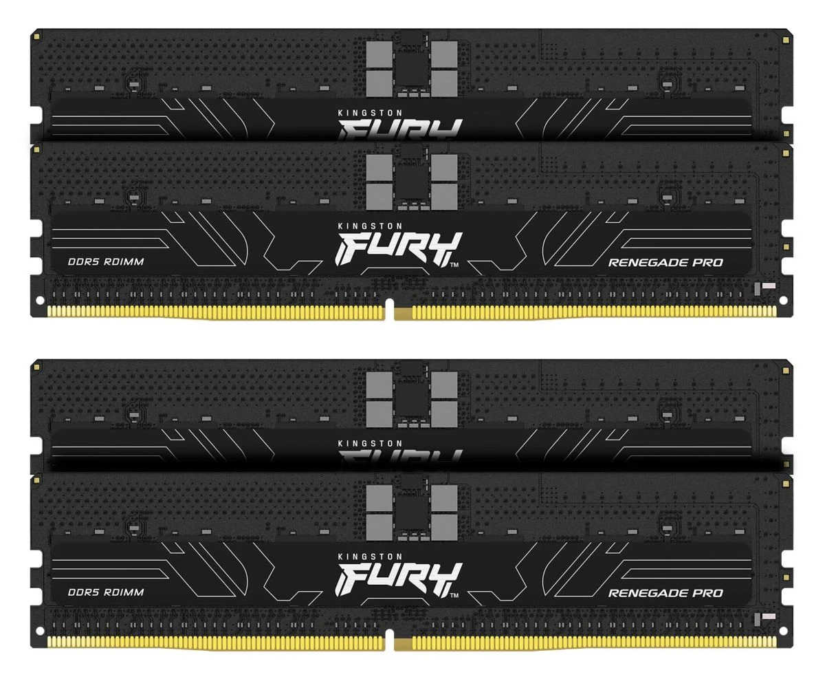 Оперативная память Kingston FURY 64GB (4x16GB) 5600 CL36 Renegade Pro (KF556R36RBK4-64) EU