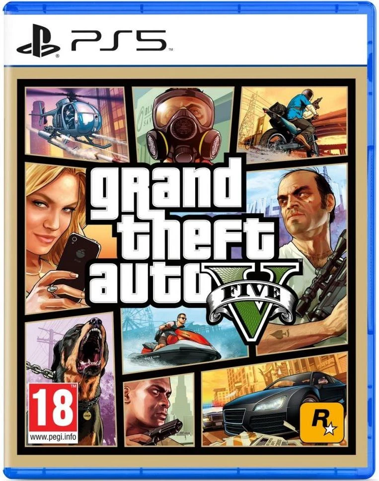 Гра PS5 Grand Theft Auto V PS5 (5026555431842) (UA)