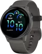Смарт-годинники Garmin Vivoactive 6 Slate with Pebble Grey Band (010-02985-04)